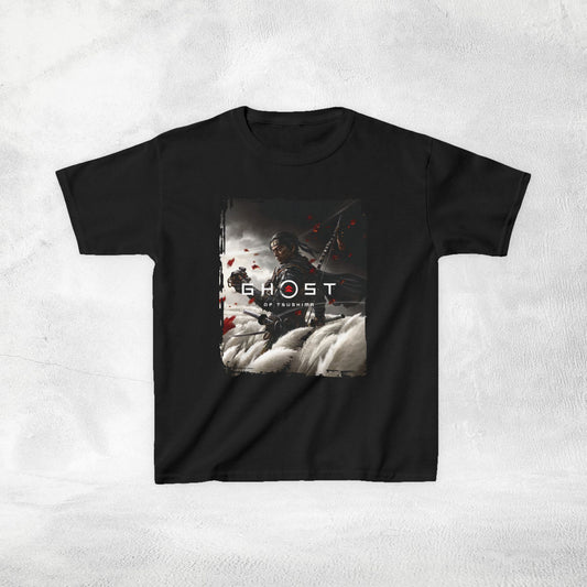 Kids  gaming shirt Ghost of Tsushima