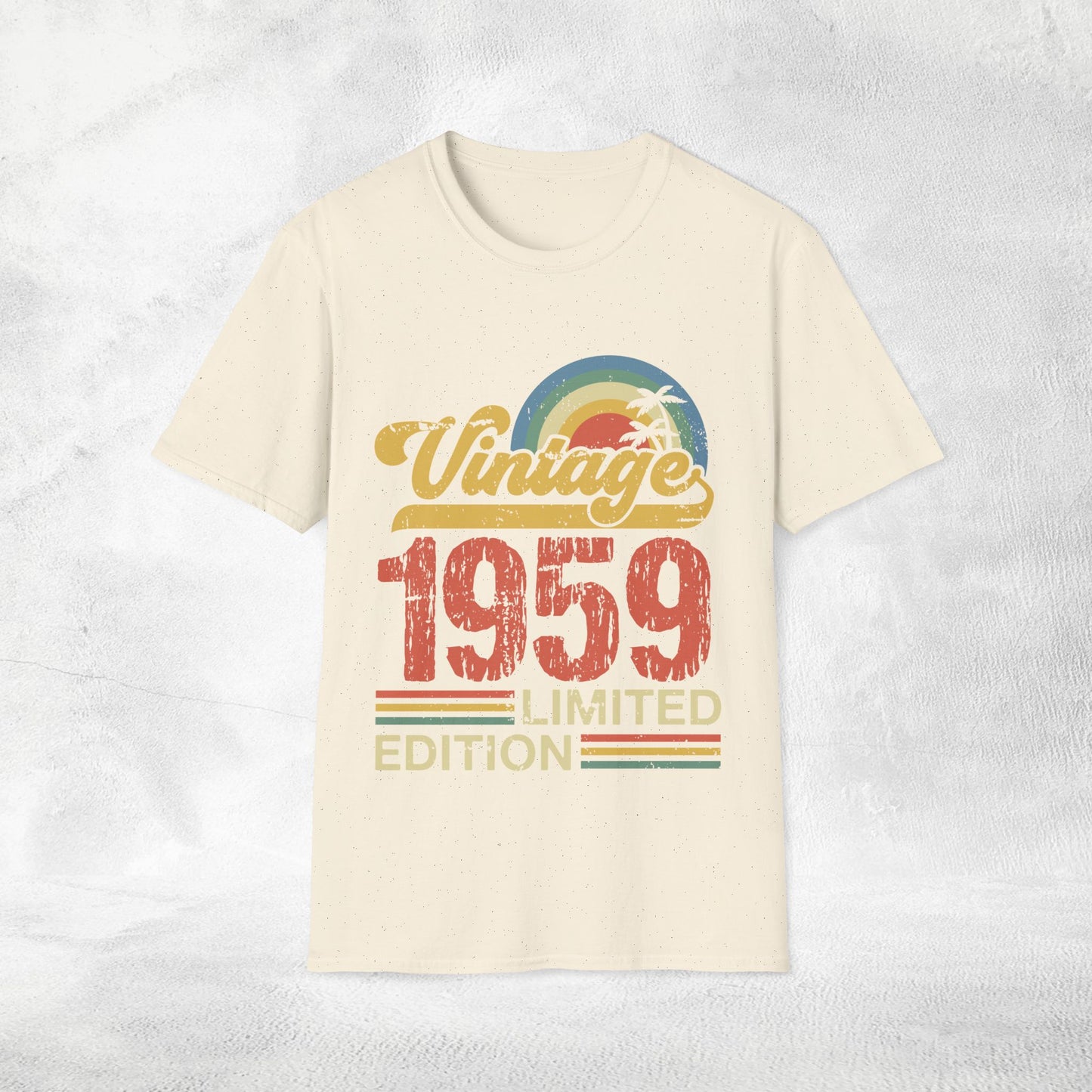 Unisex year of birth shirt 1959