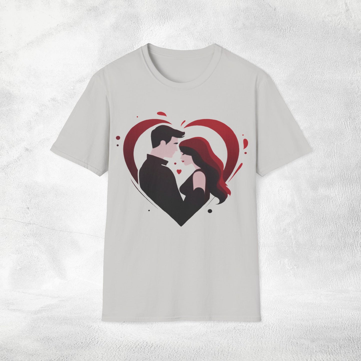 Unisex couples T-Shirt heart