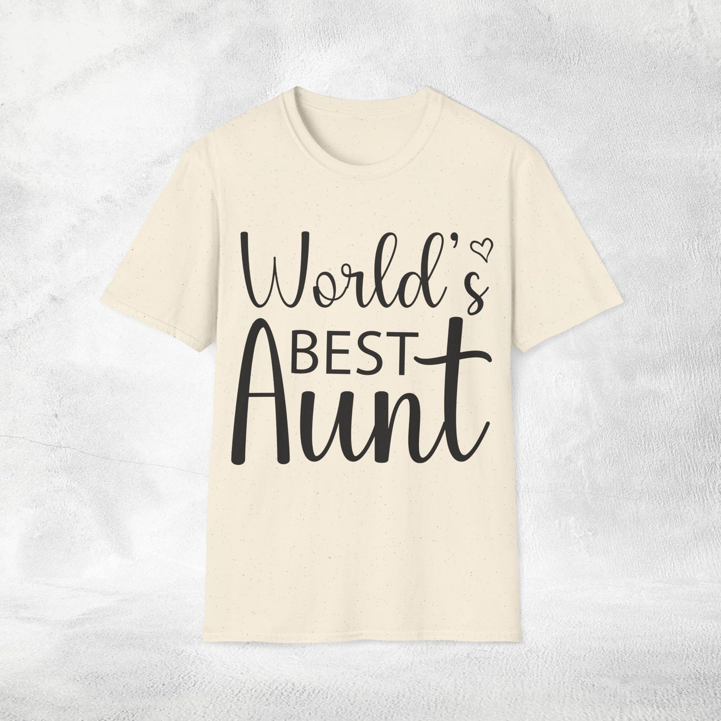 Womens T-shirt Worlds Best Aunt