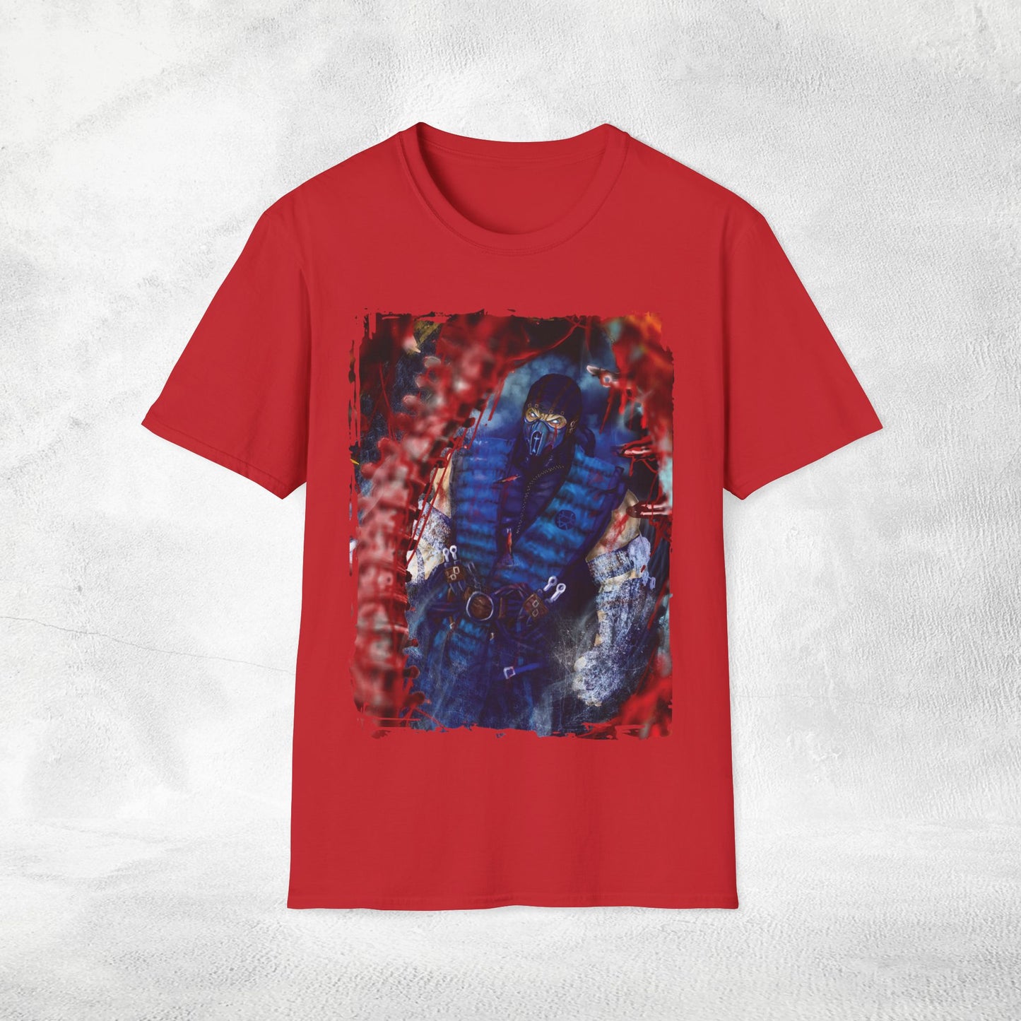 Unisex gaming shirt Mortal Kombat Sub-Zero Fatality
