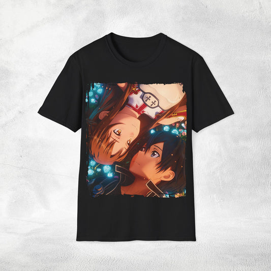 Unisex anime shirt Kazuto Kirigaya / Kirito and Asuna Yuuki