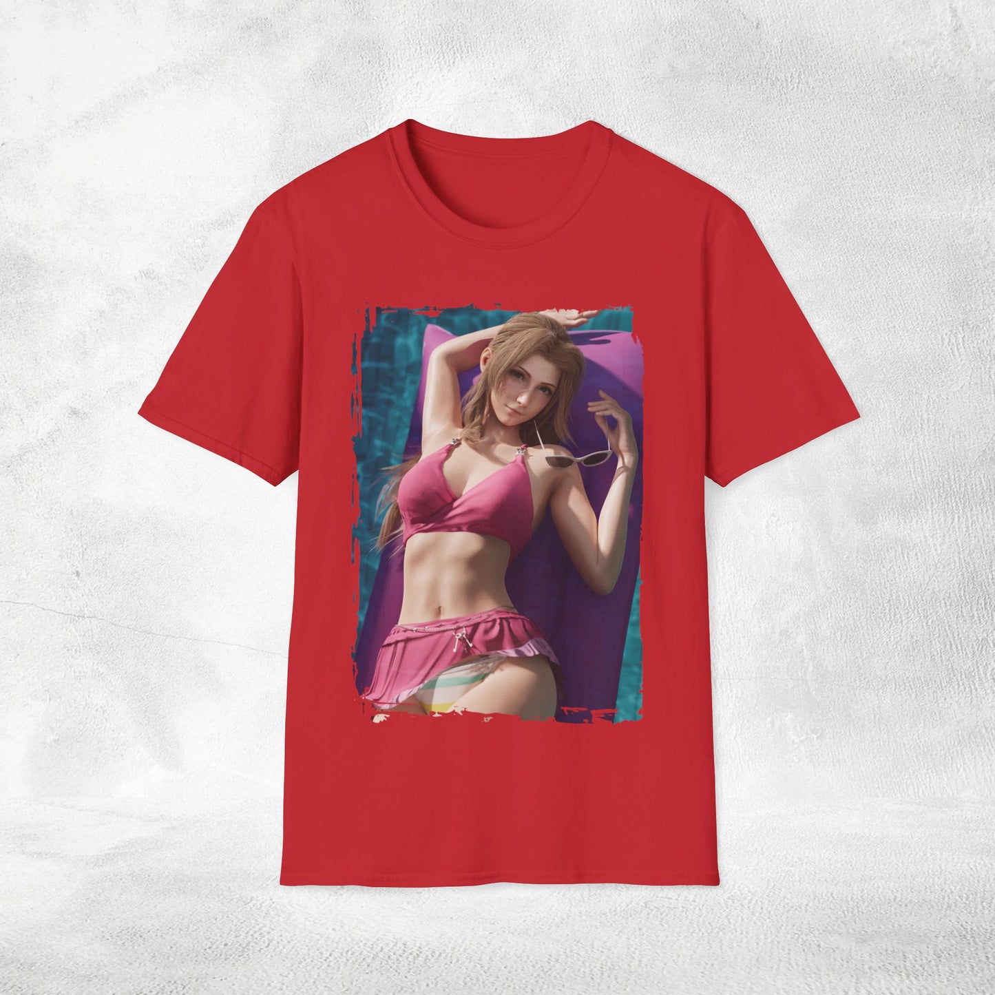 Unisex Gaming shirt Final Fantasy Aerith Gainsborough swimsuit