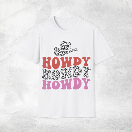 Womens shirt howdy vacation tee