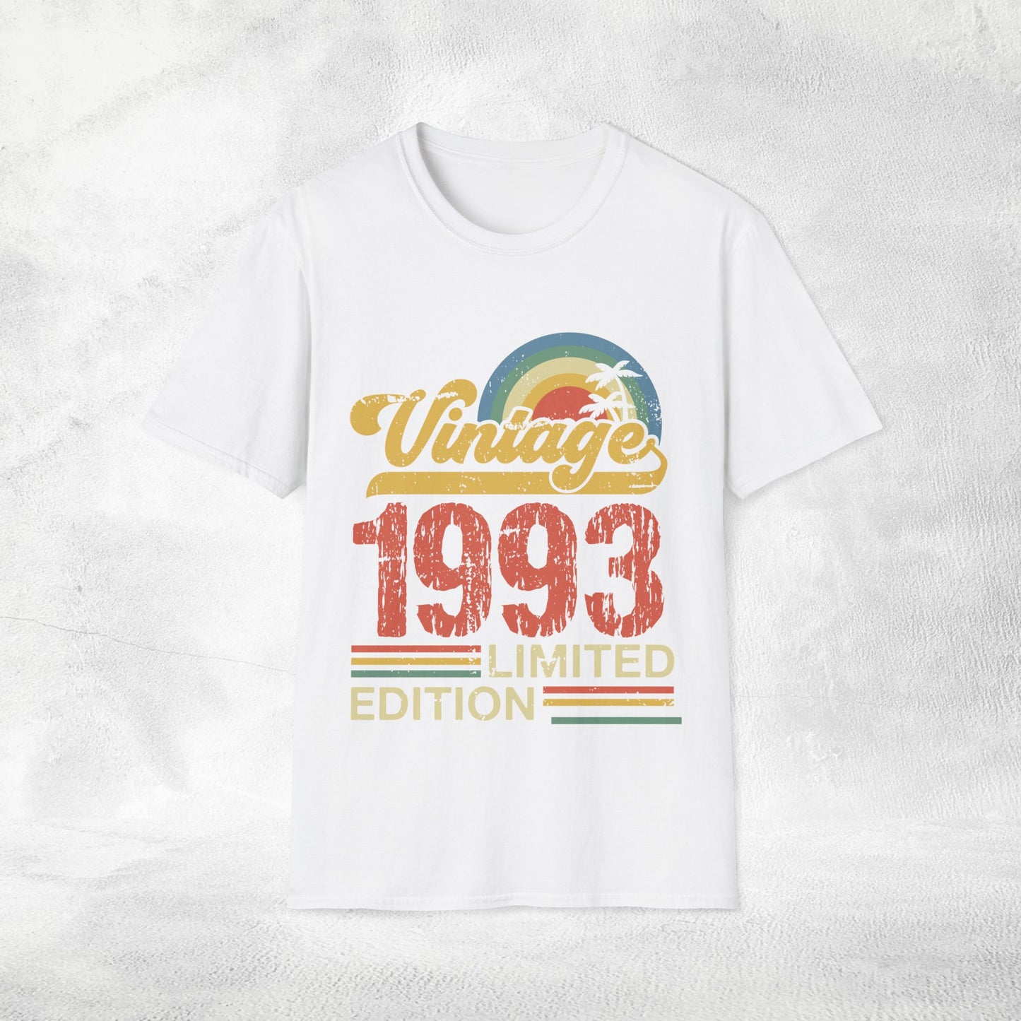 Unisex year of birth shirt 1993