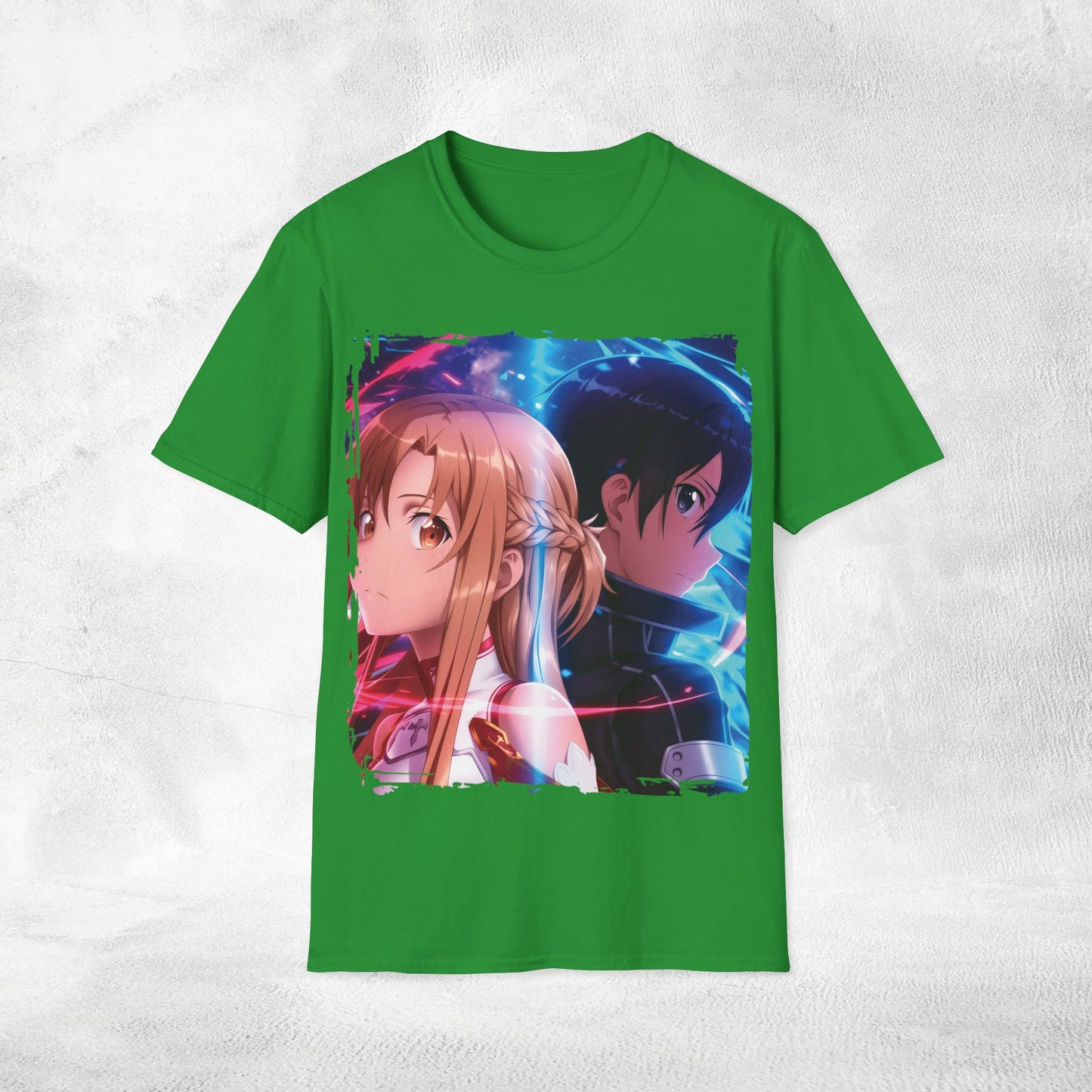 Unisex anime shirt Kazuto Kirigaya / Kirito and Asuna Yuuki