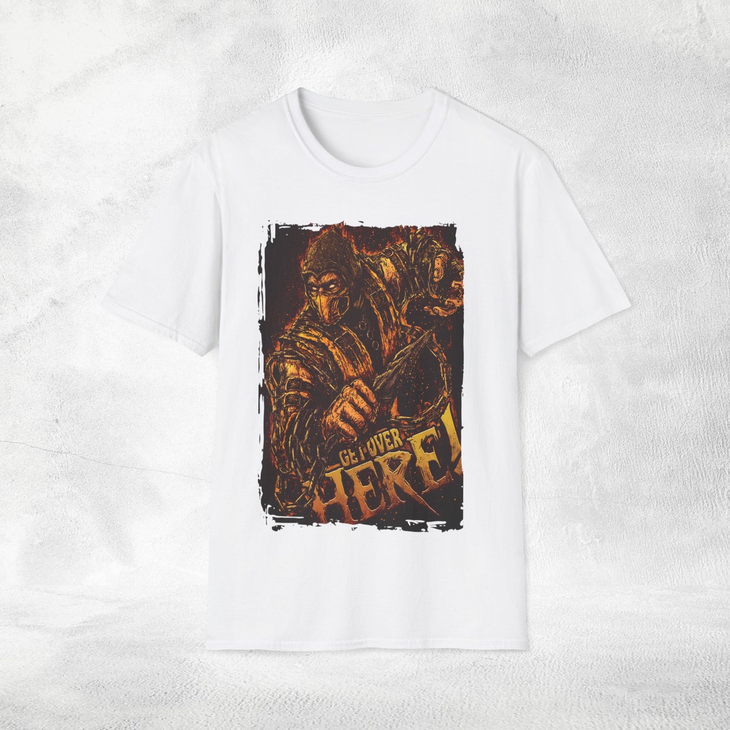 Unisex Gaming shirt Mortal Kombat get over here !