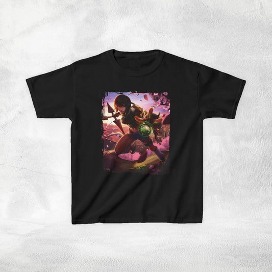 Kids  gaming shirt Final Fantasy Yuffie Kisaragi