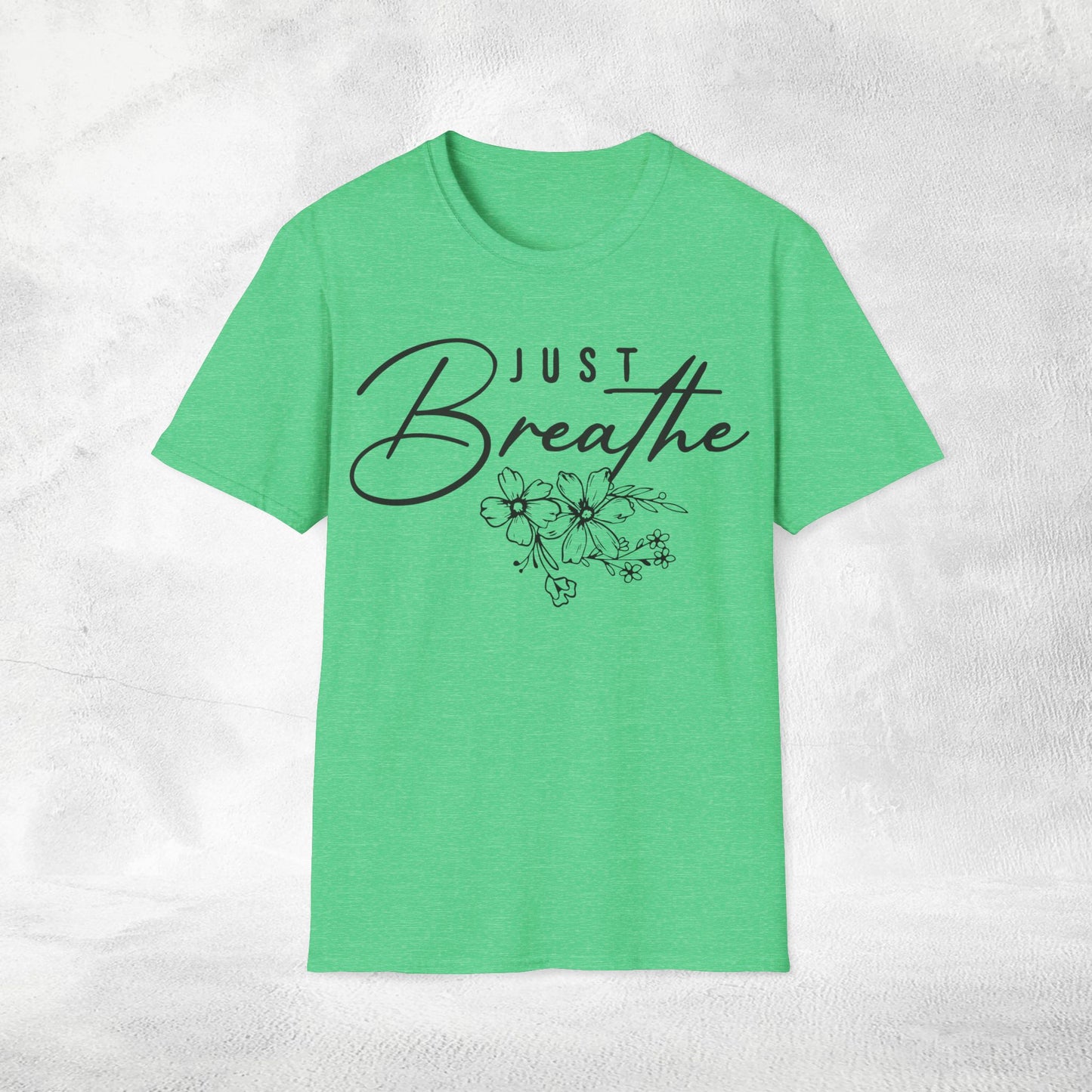 Women's Slogan T-shirt just breathe