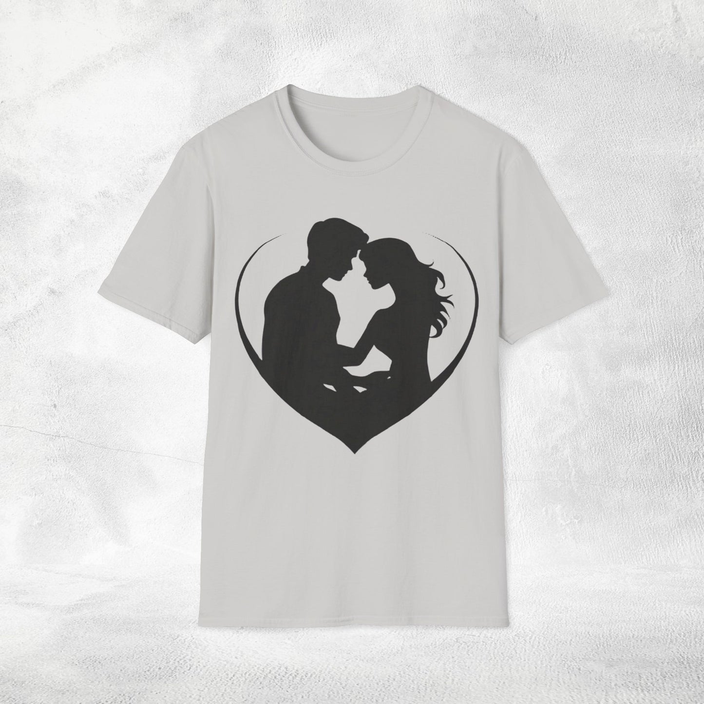 Unisex couples T-Shirt heart