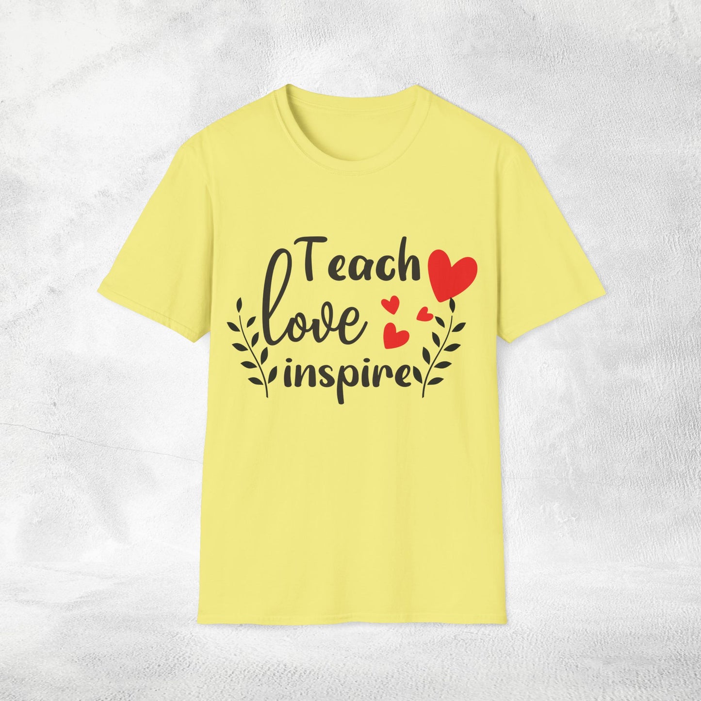 teacher shirt teach love inspire