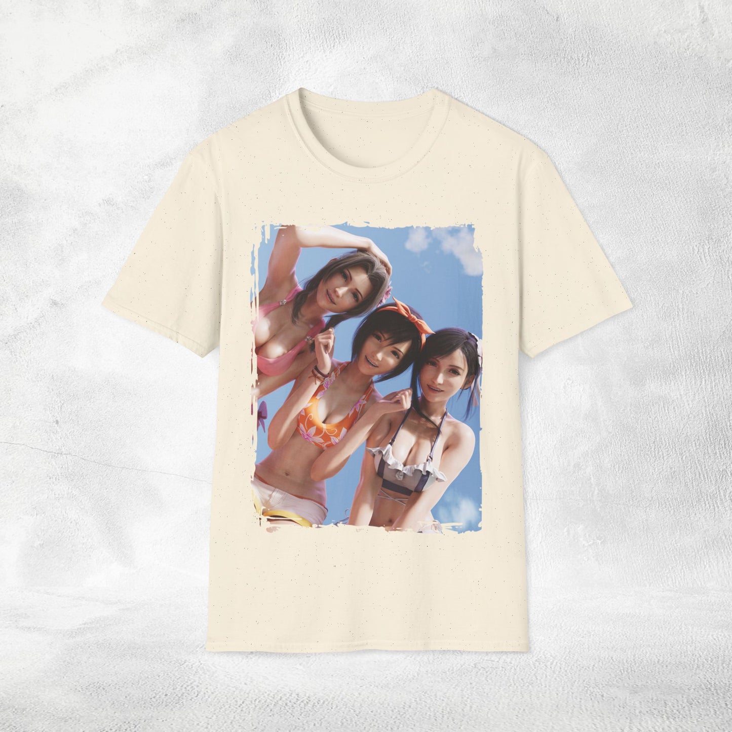 Unisex Gaming shirt Final Fantasy Aerith Gainsborough Tifa Lockhart Yuffie Kisaragi