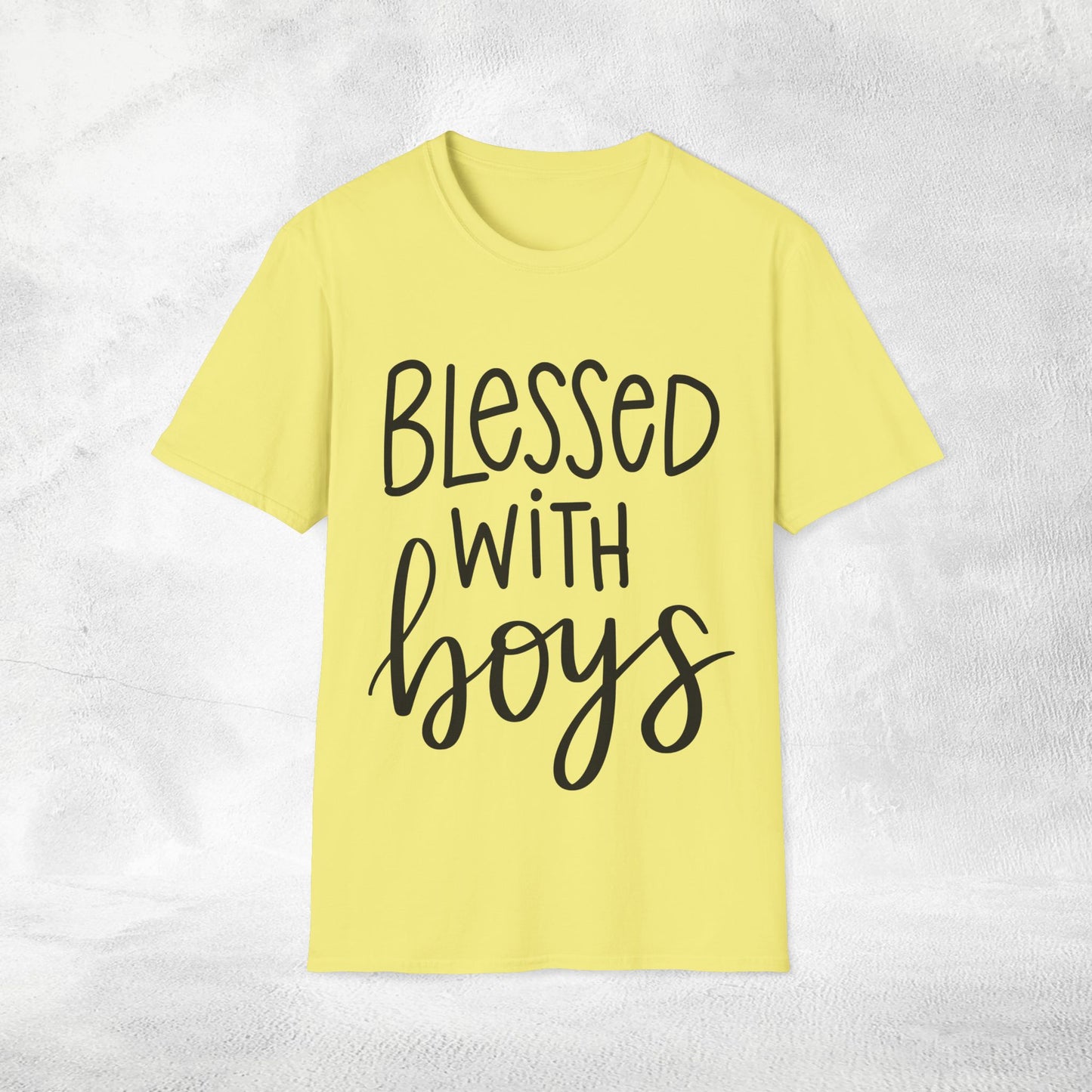 family shirt blessed with boys