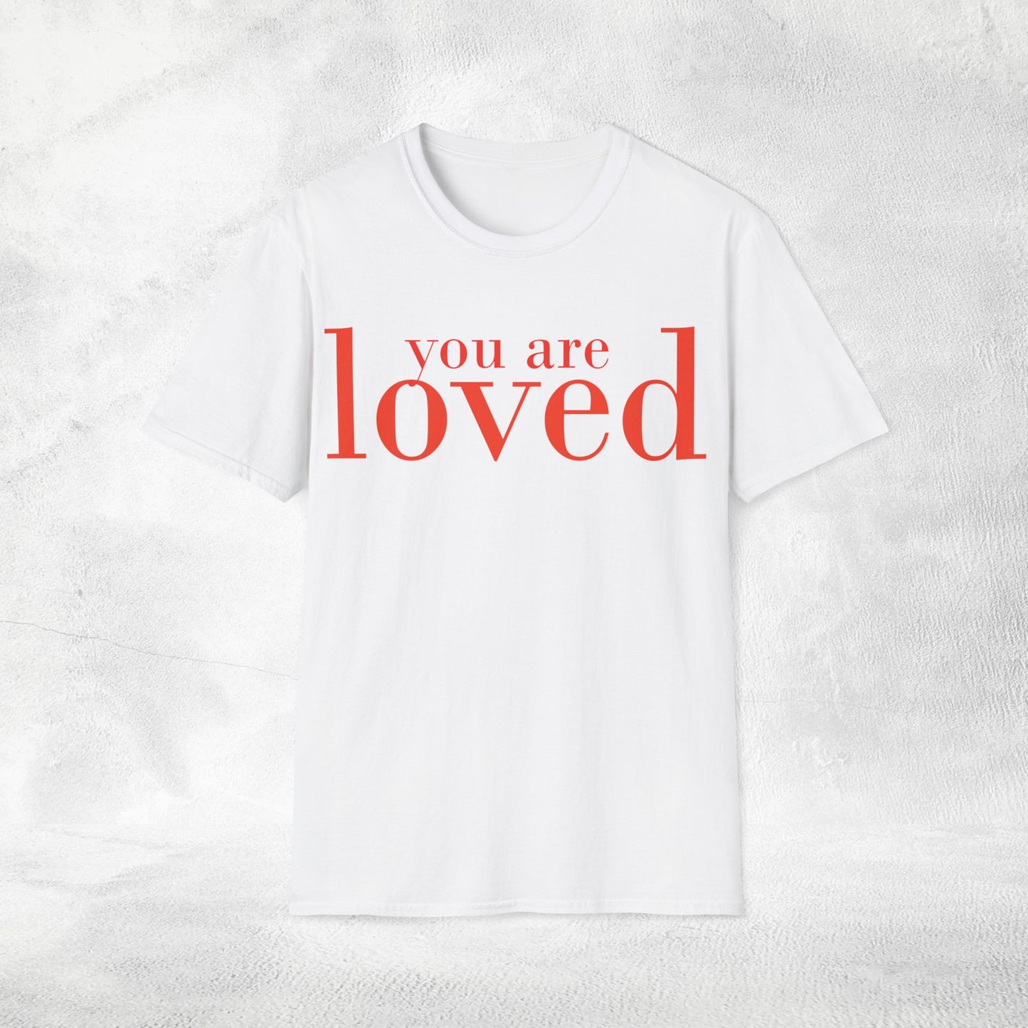 Women's Slogan T-shirt you are loved