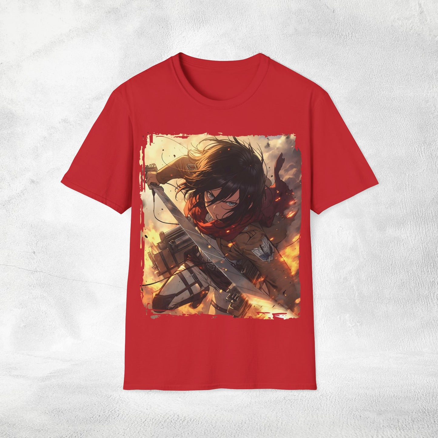 Unisex anime shirt Mikasa Ackerman