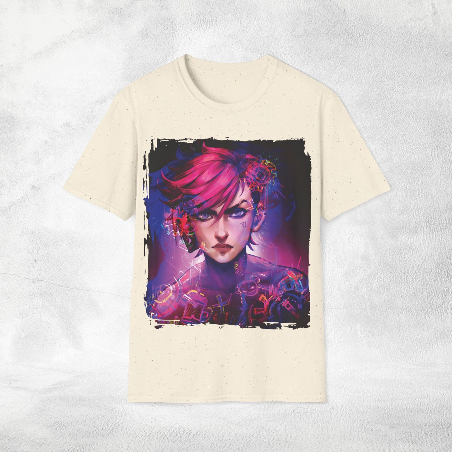 Unisex Gaming shirt Arcane Series LOL Vi
