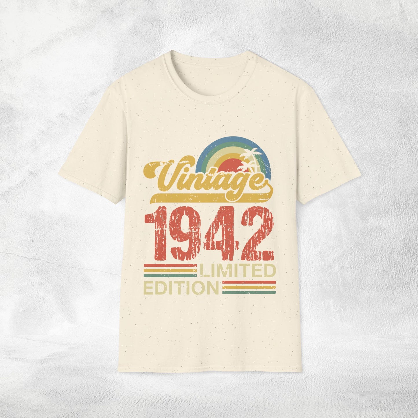 Unisex year of birth shirt 1942