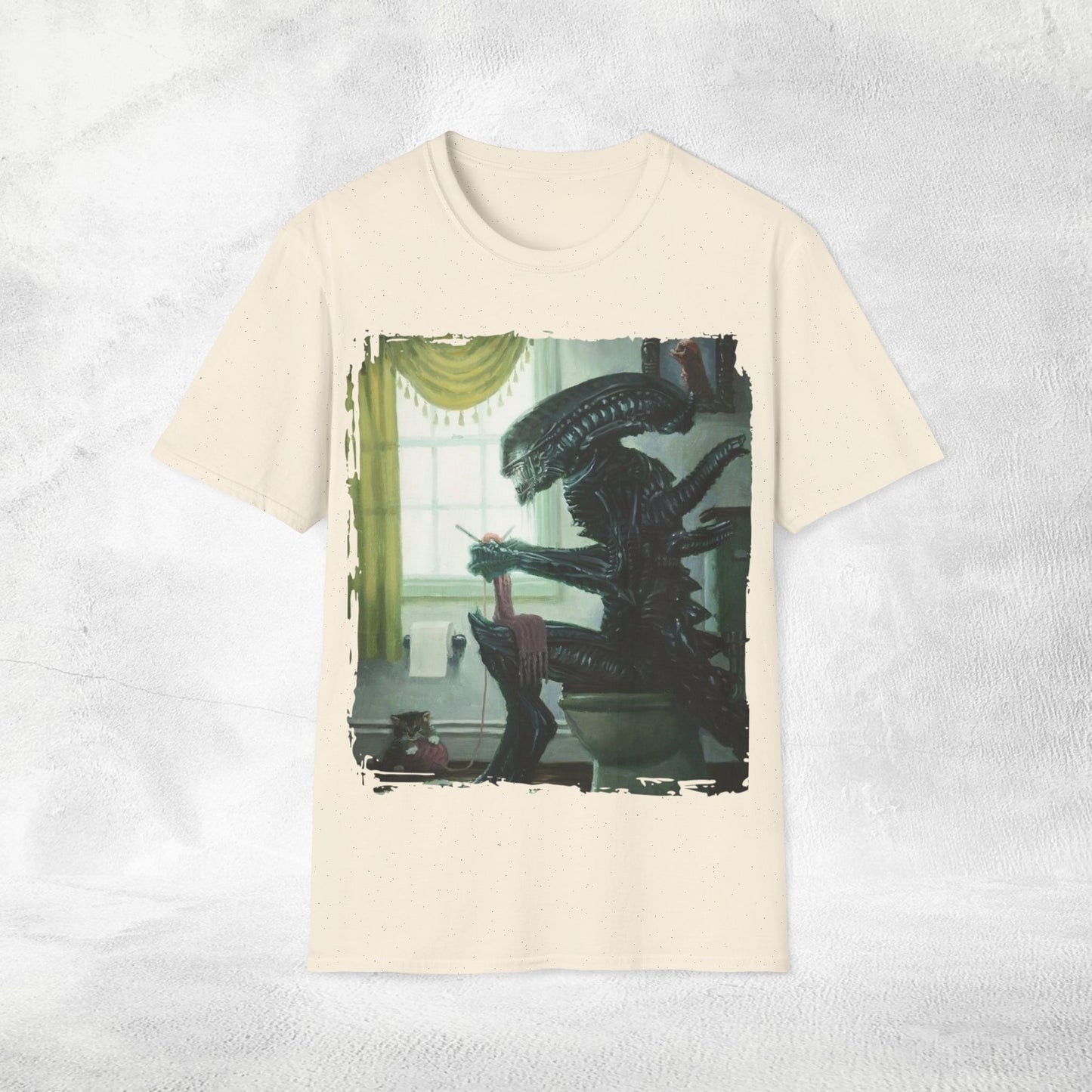 Unisex movie shirt Alien parody