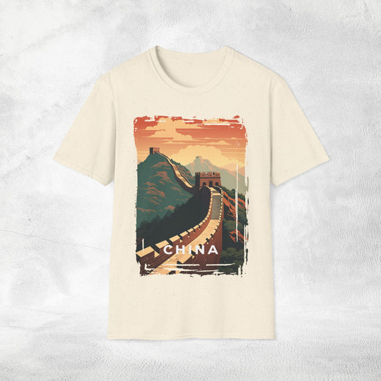 Women T-shirt China vacation tee