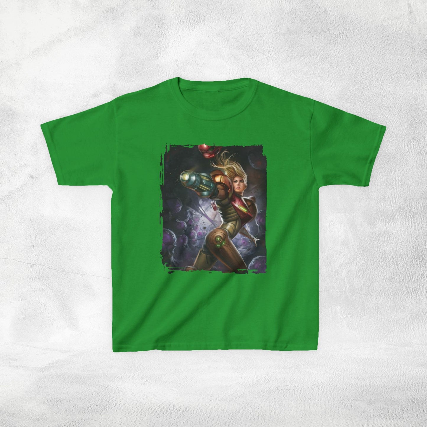 Kids  gaming shirt Samus Aran