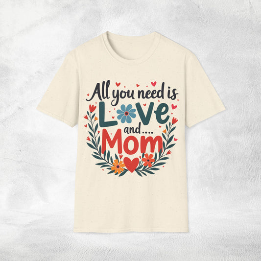 family shirt natural color edition all you need is love