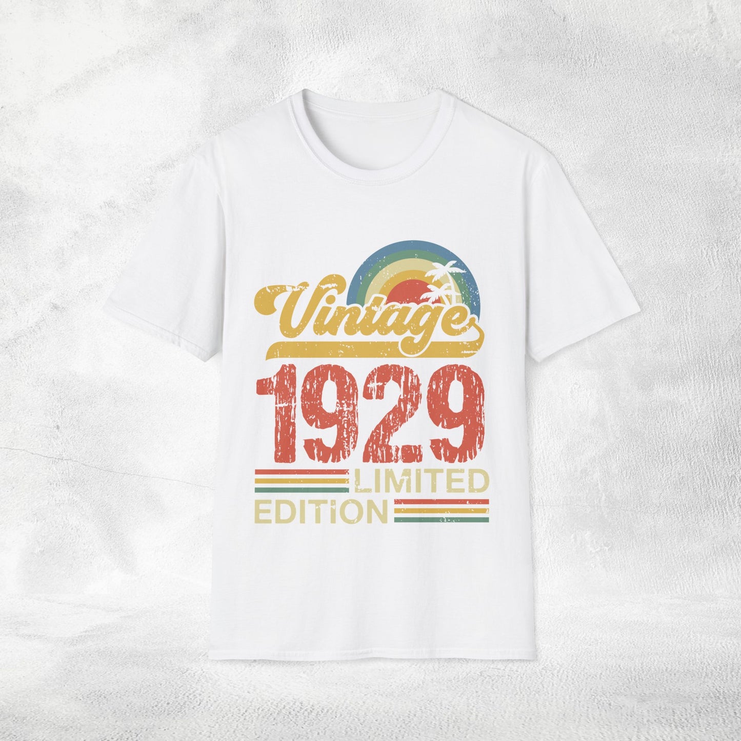 Unisex year of birth shirt 1929