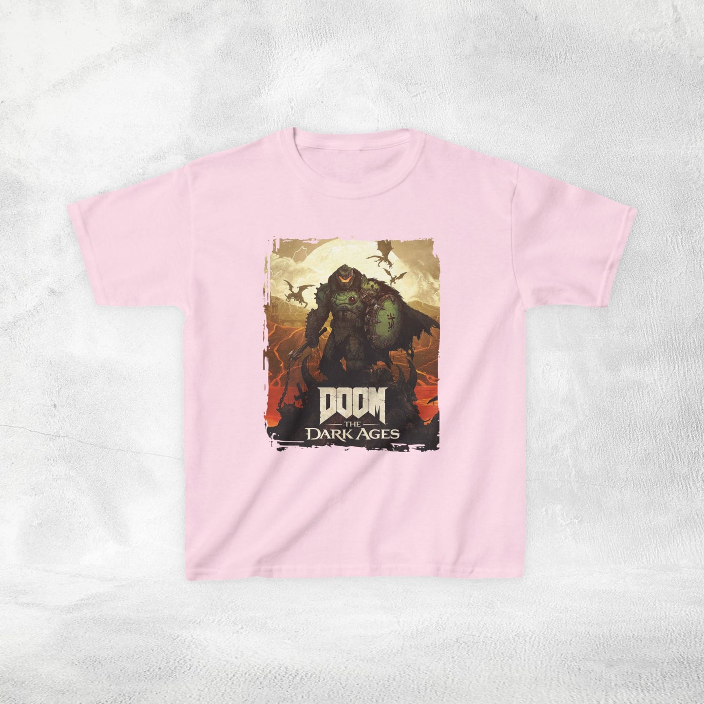 Kids  gaming shirt Doom the Dark Ages