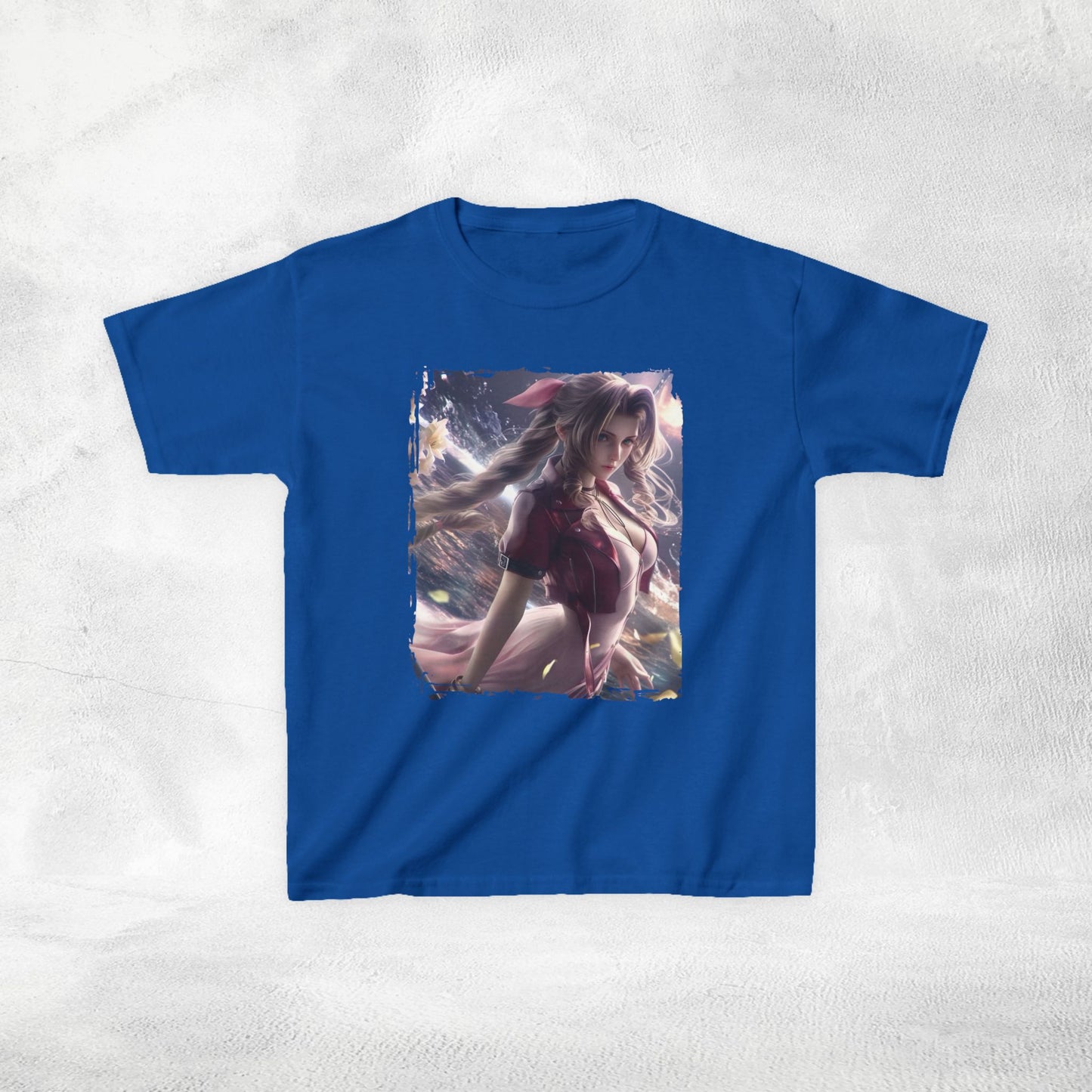 Kids  gaming shirt Final Fantasy Aerith Gainsborough