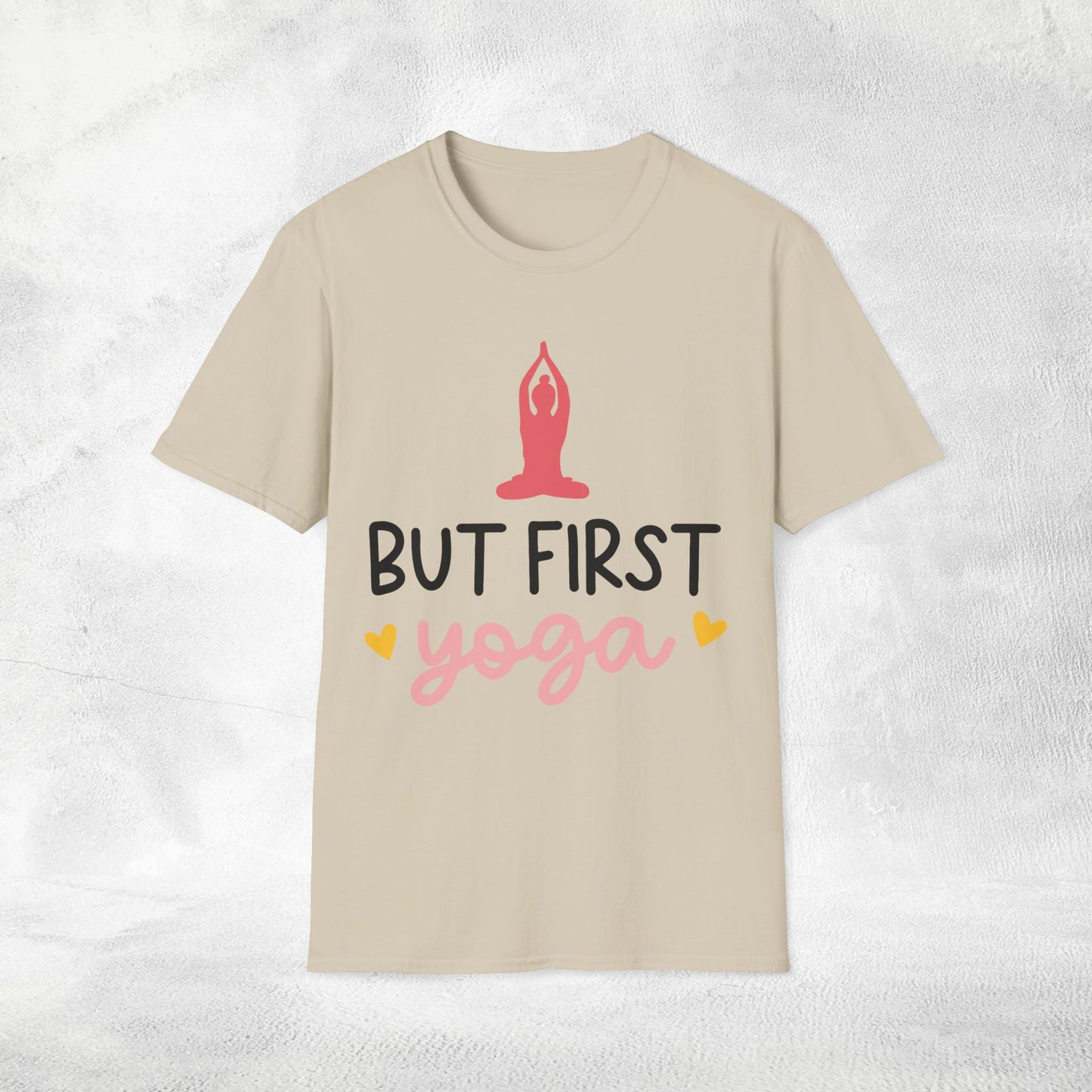 Women's yoga shirt but first yoga
