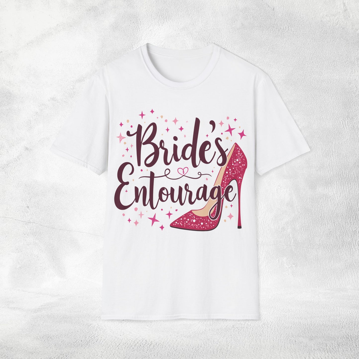 Women T-Shirt Bride's Entourage bachelorette party