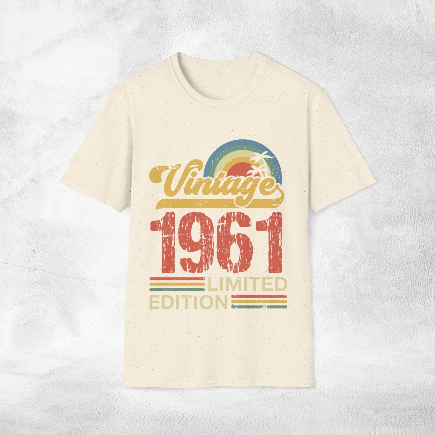 Unisex year of birth shirt 1961
