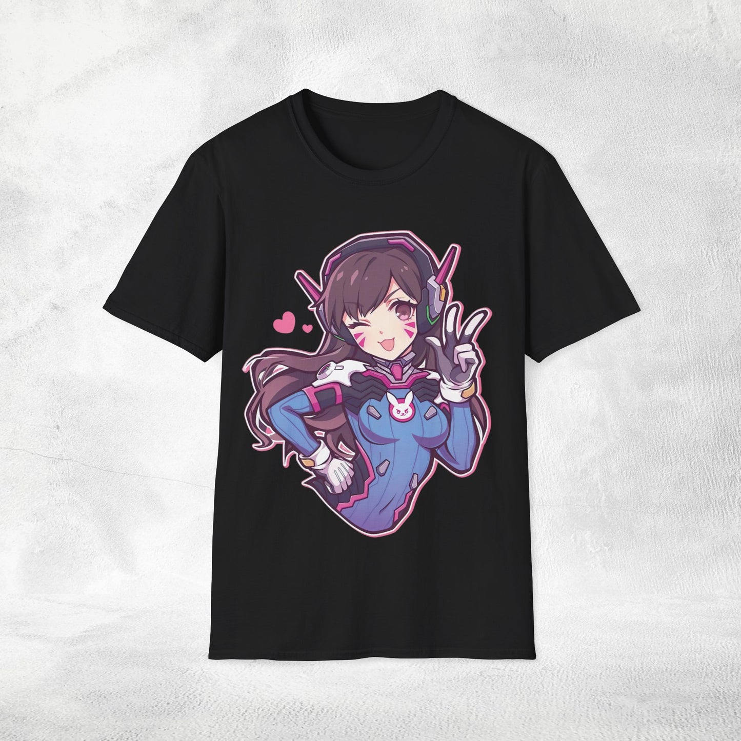Unisex gaming shirt Overwatch Dva