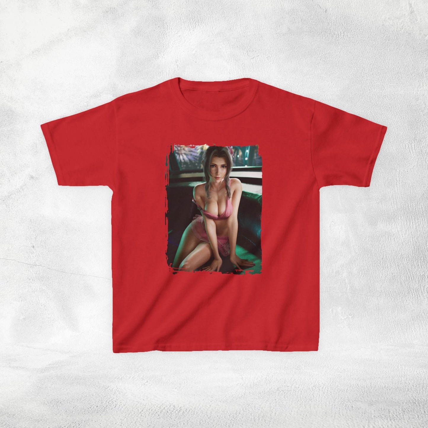 Kids gaming shirt Final Fantasy Aerith