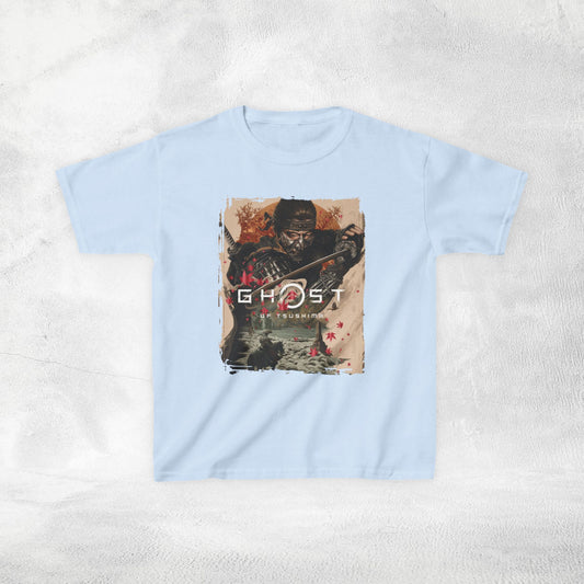 Kids  gaming shirt Ghost of Tsushima