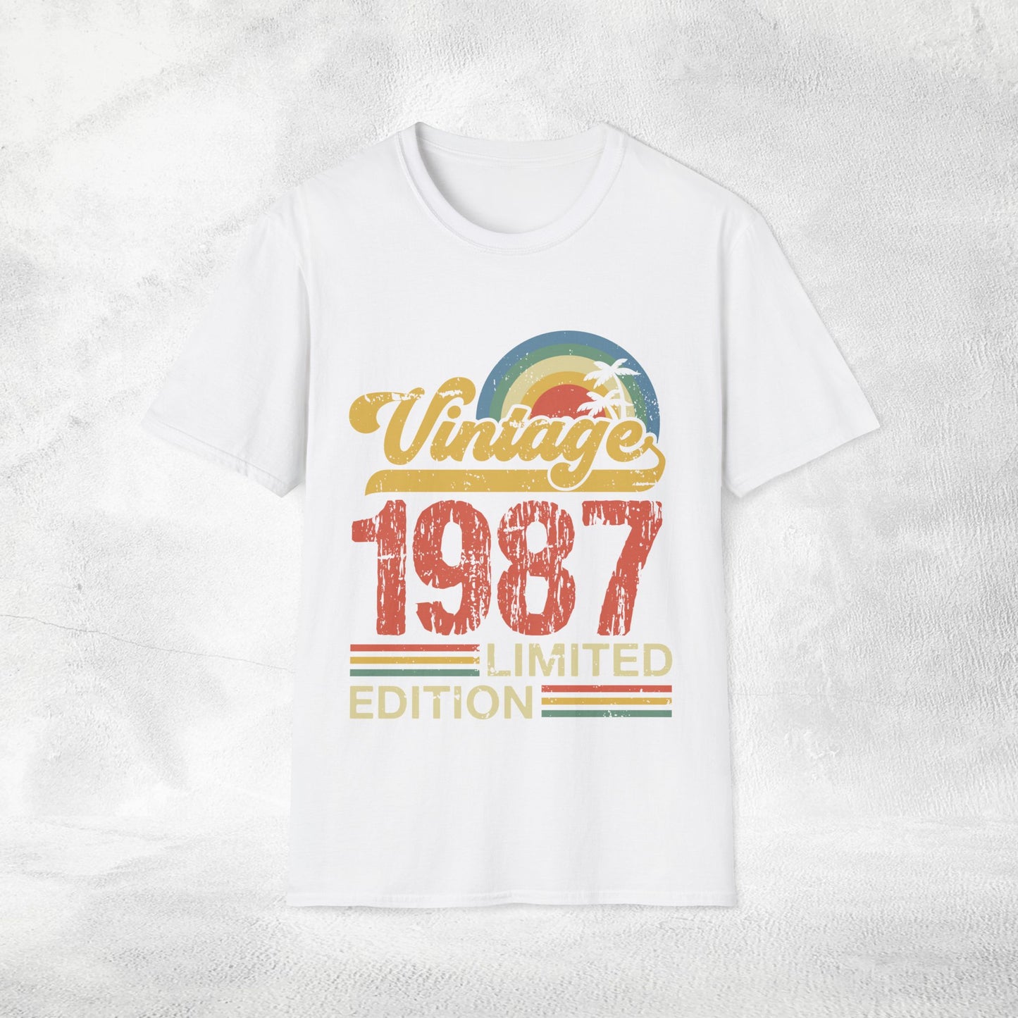 Unisex year of birth shirt 1987