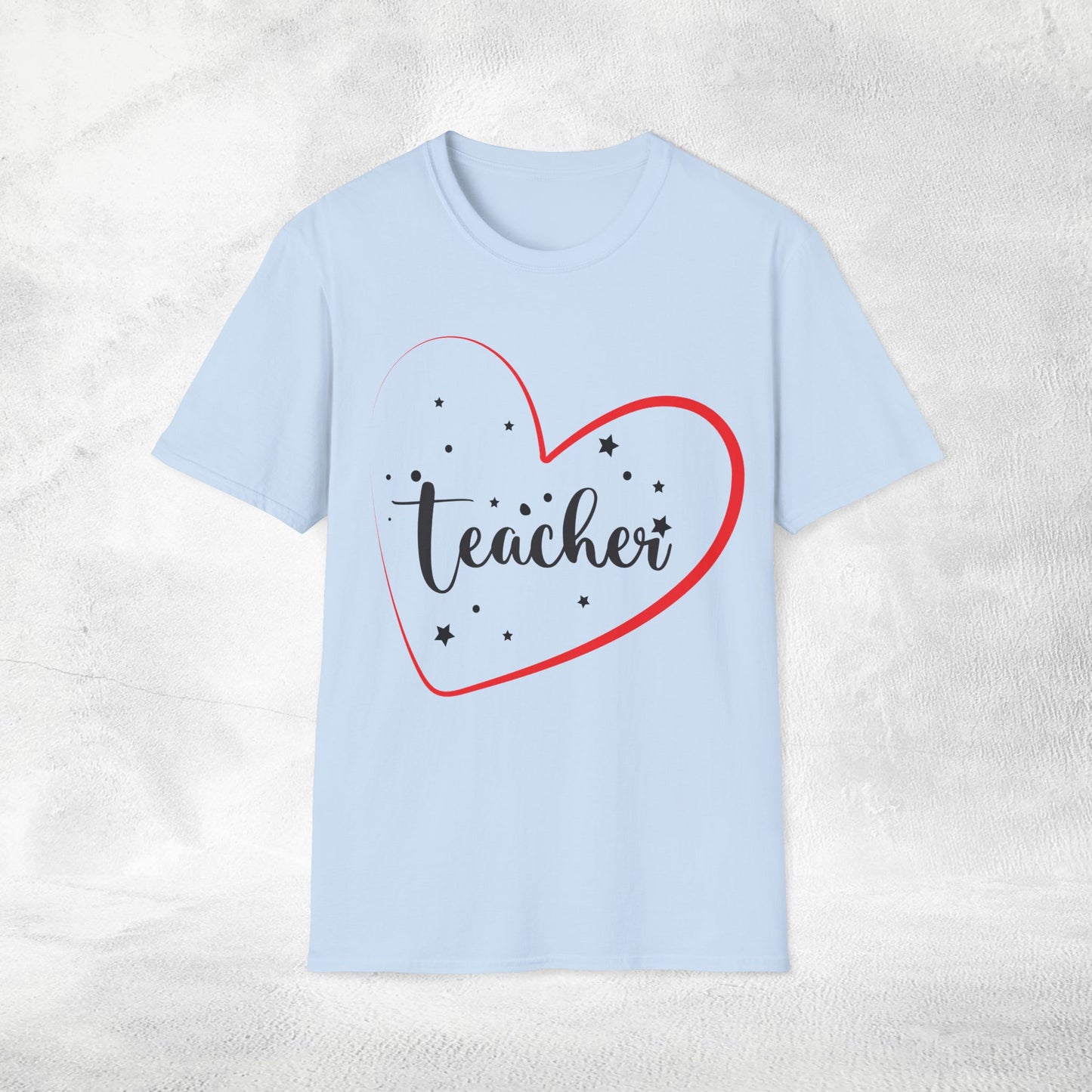 teacher shirt heart