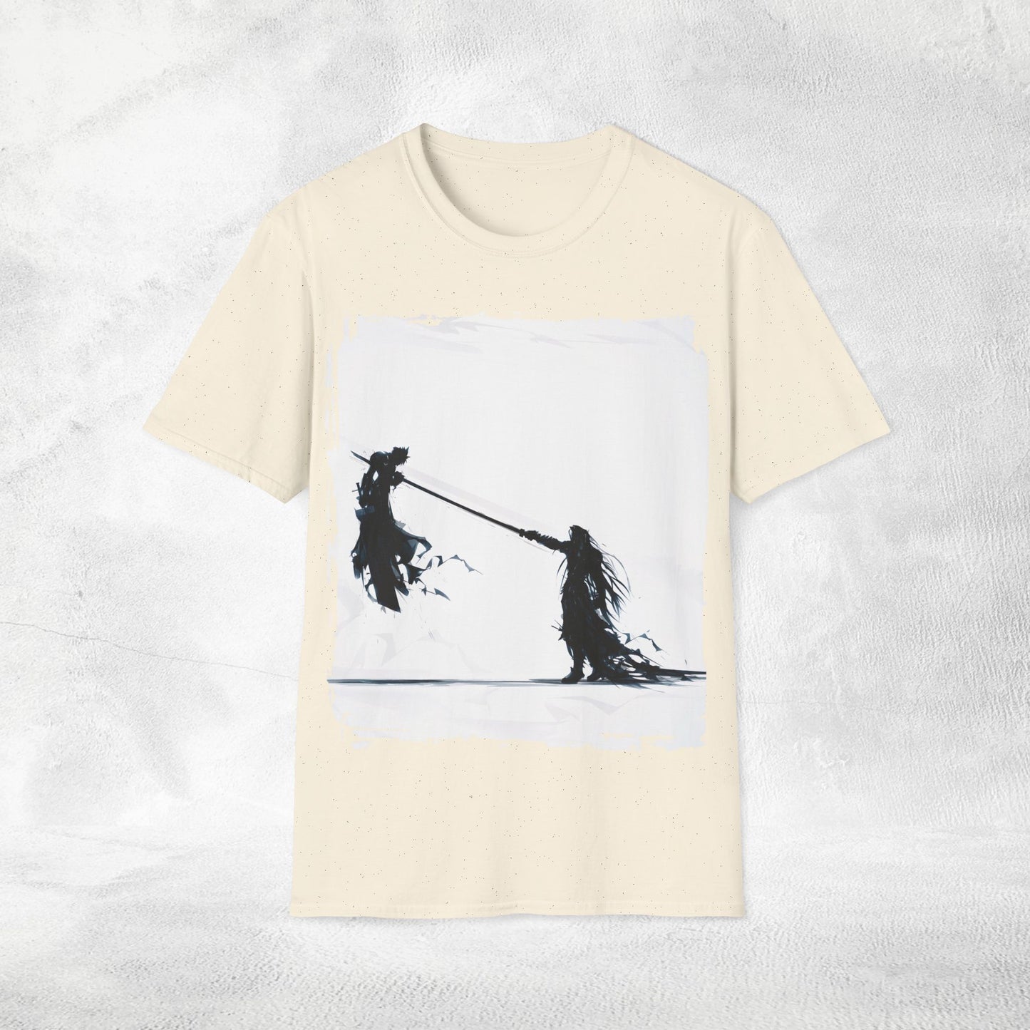 Unisex gaming shirt FF7 Cloud and Sephiroth