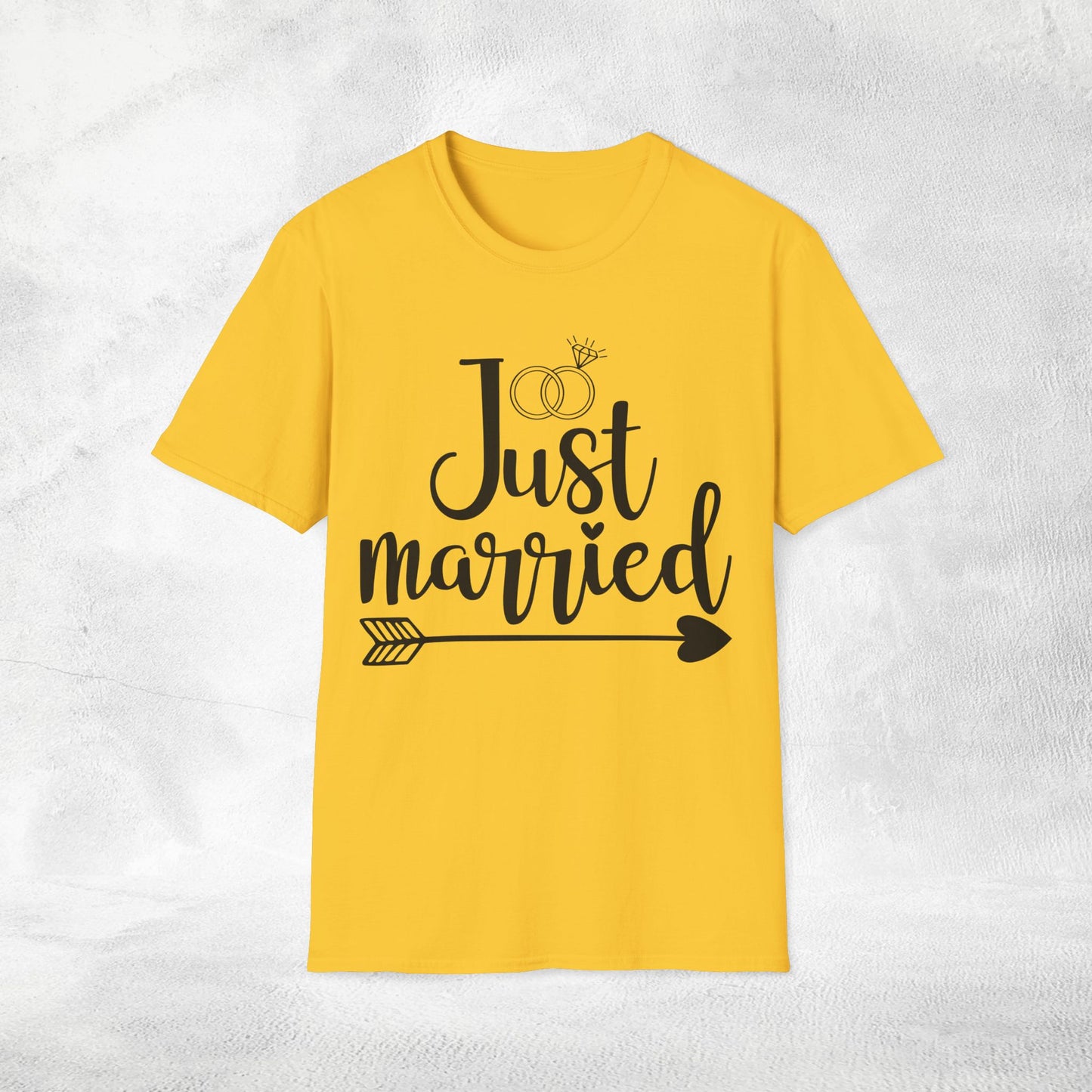 Women T-Shirt just married bachelorette party