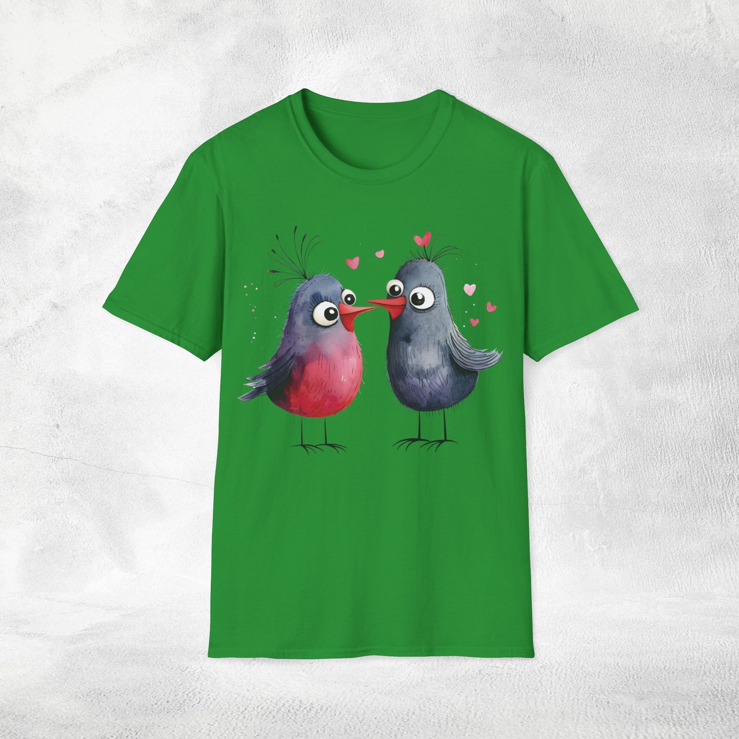 Unisex couples T-Shirt lovebird