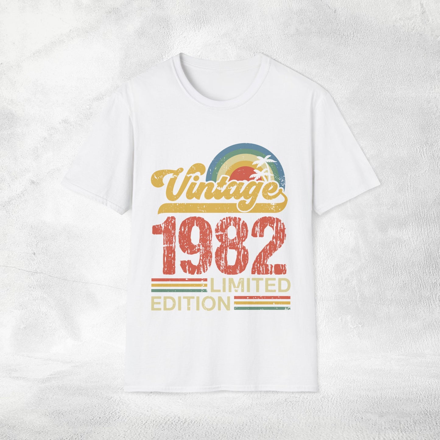 Unisex year of birth shirt 1982