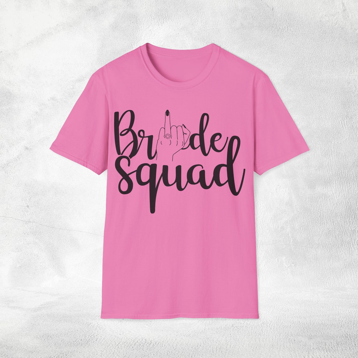 Women T-Shirt bride squad bachelorette party