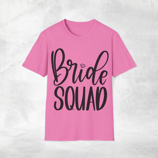 Women's T-Shirt bride squad bachelorette party