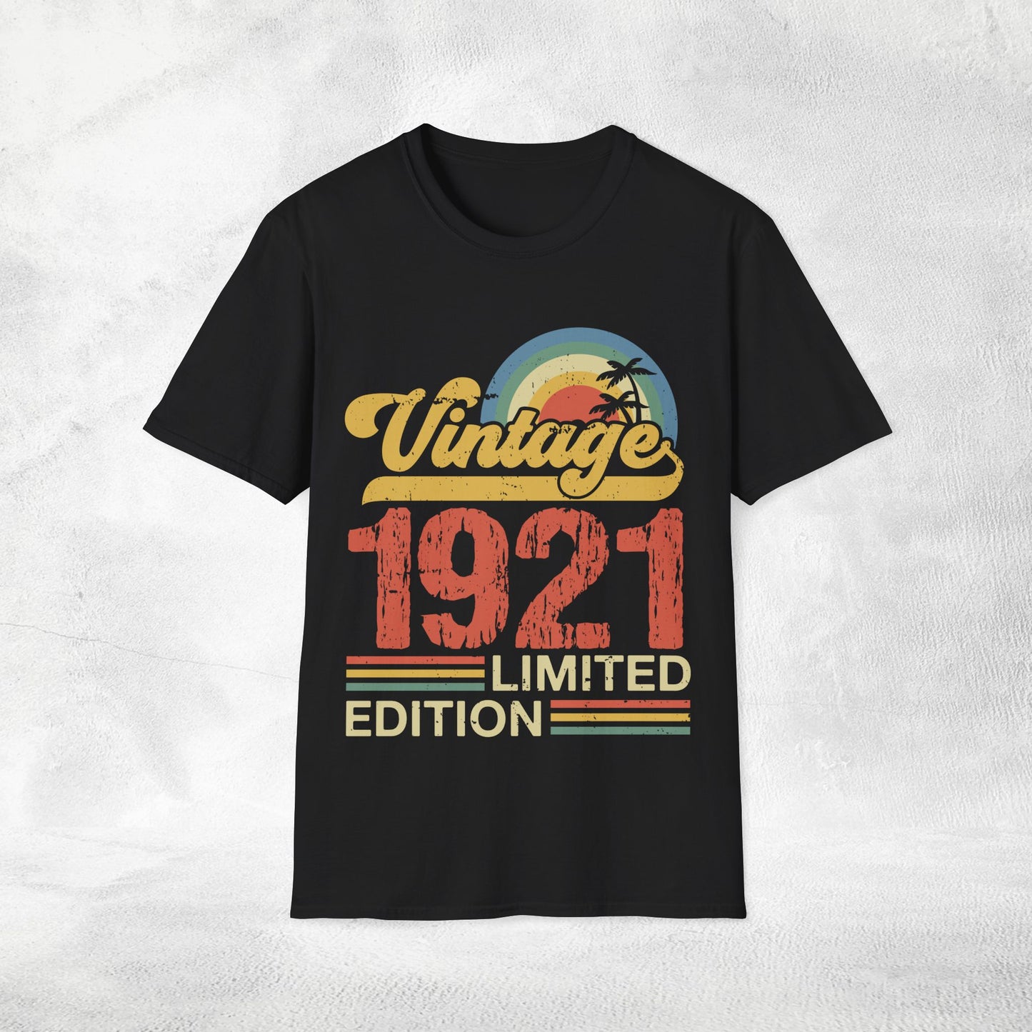 Unisex year of birth shirt 1921