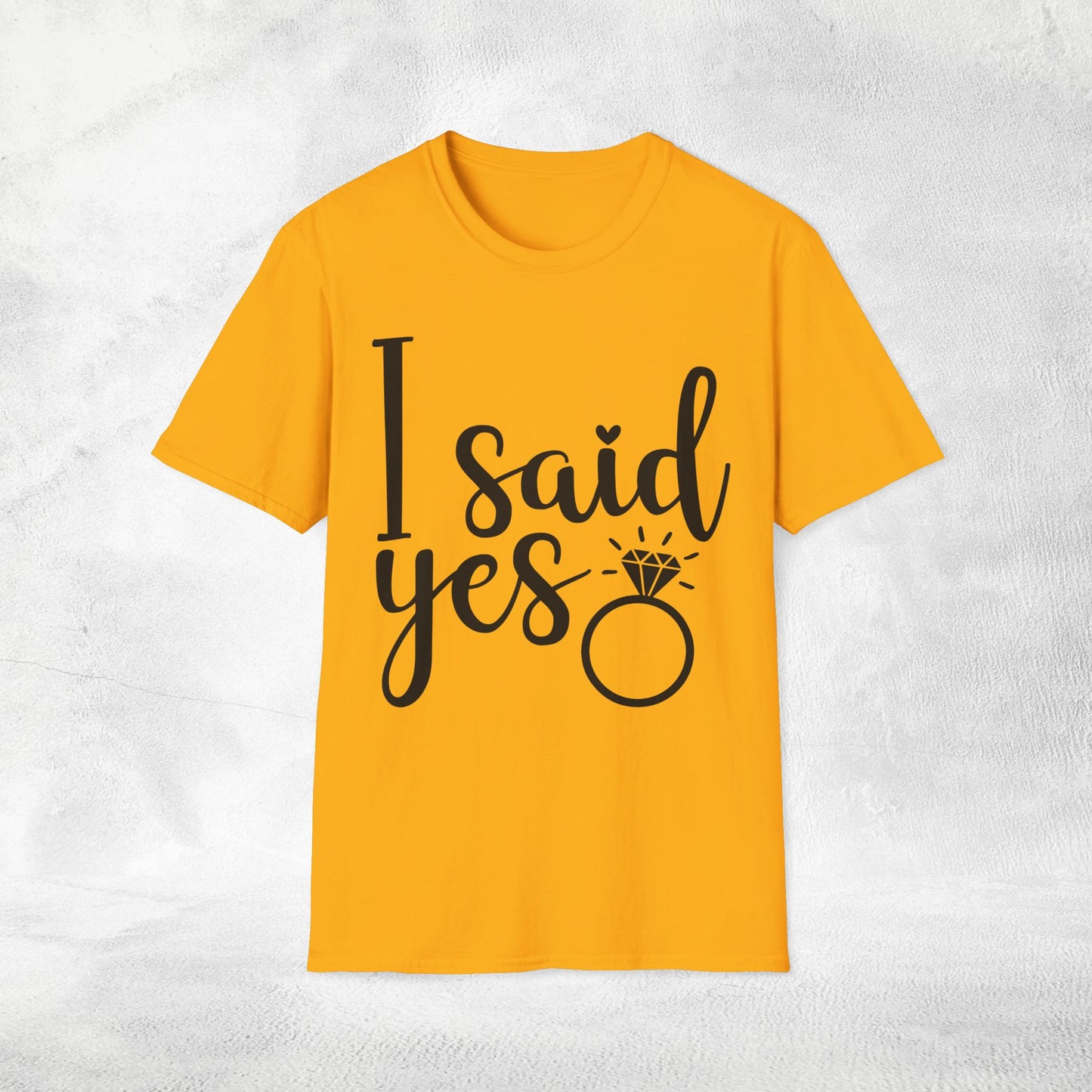 Women T-Shirt i said yes bachelorette party