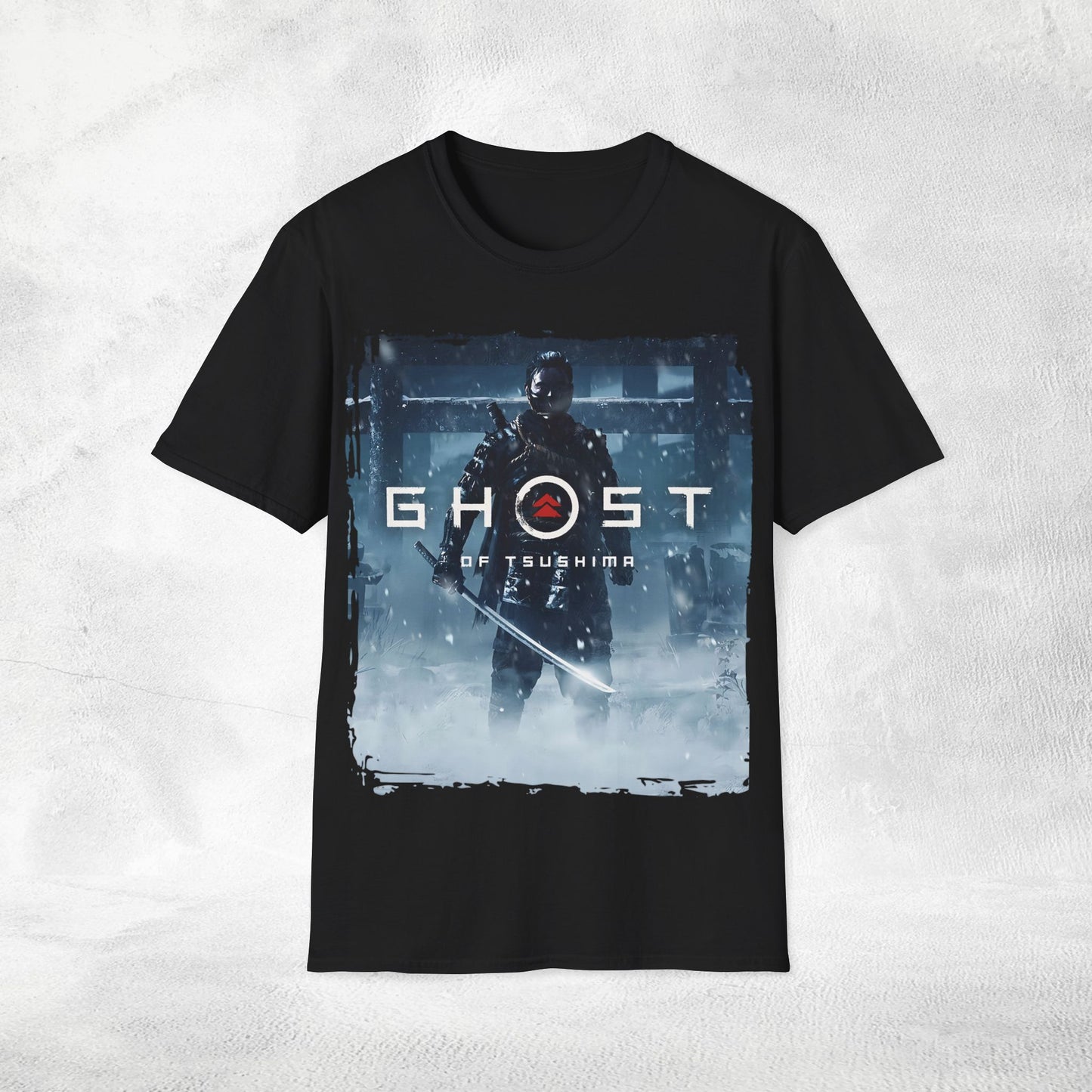 Unisex gaming shirt Ghost of Tsushima