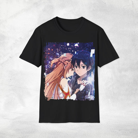 Unisex anime shirt Kazuto Kirigaya / Kirito and Asuna Yuuki