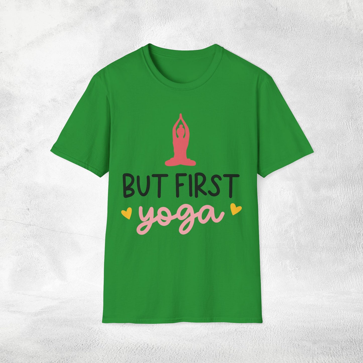 Women's yoga shirt but first yoga