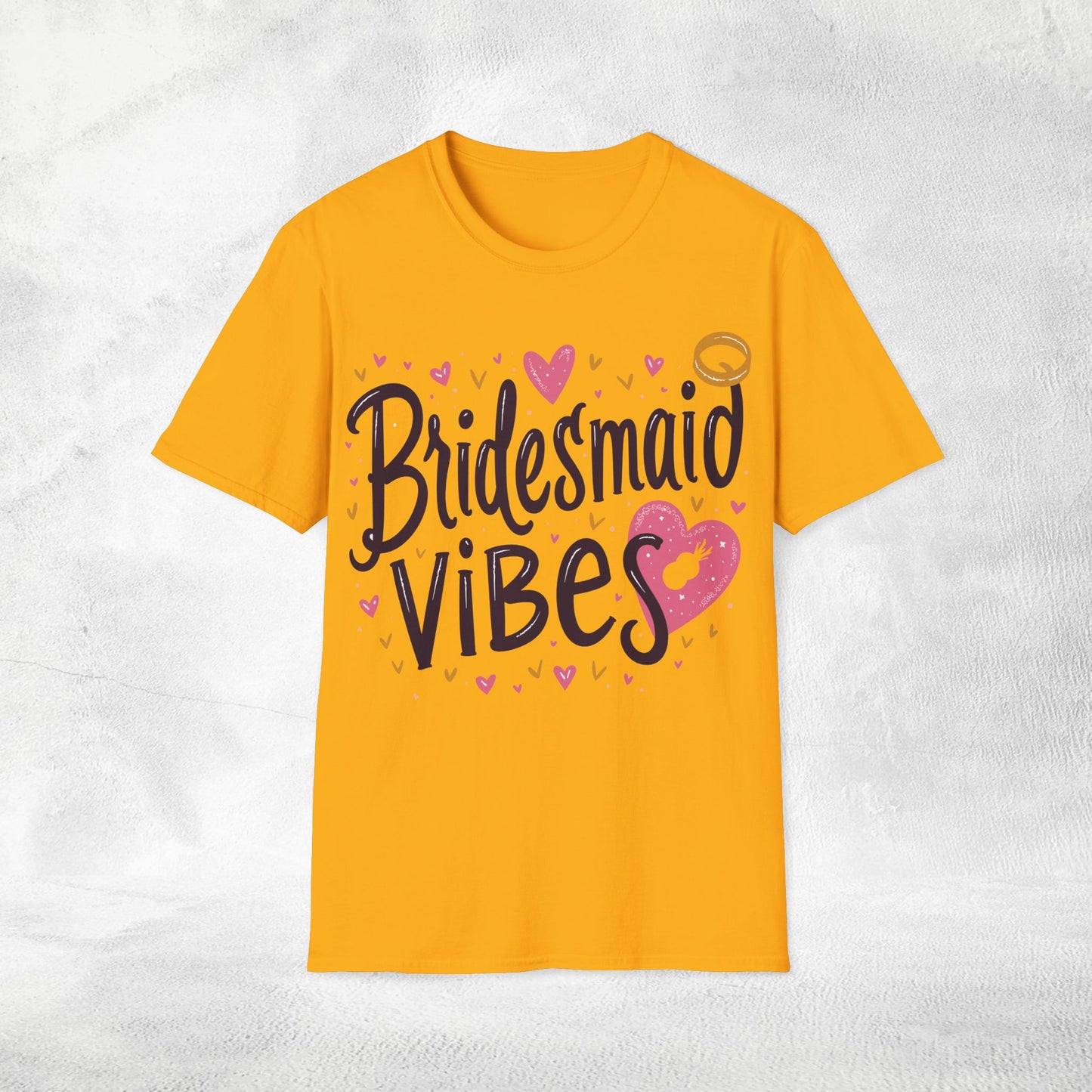 Women T-Shirt Bridesmaid Vibes bachelorette party
