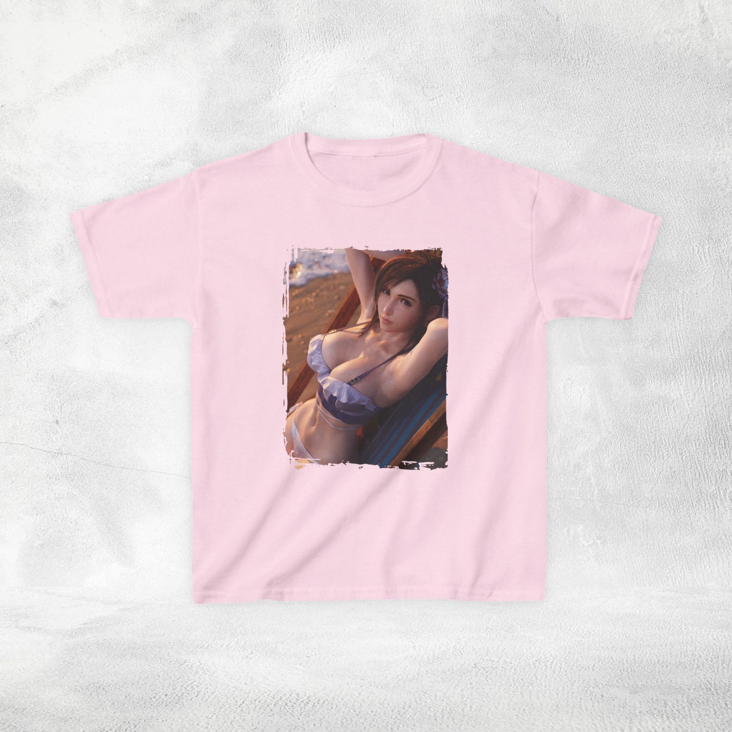 Kids gaming shirt Final Fantasy Tifa Lockhart