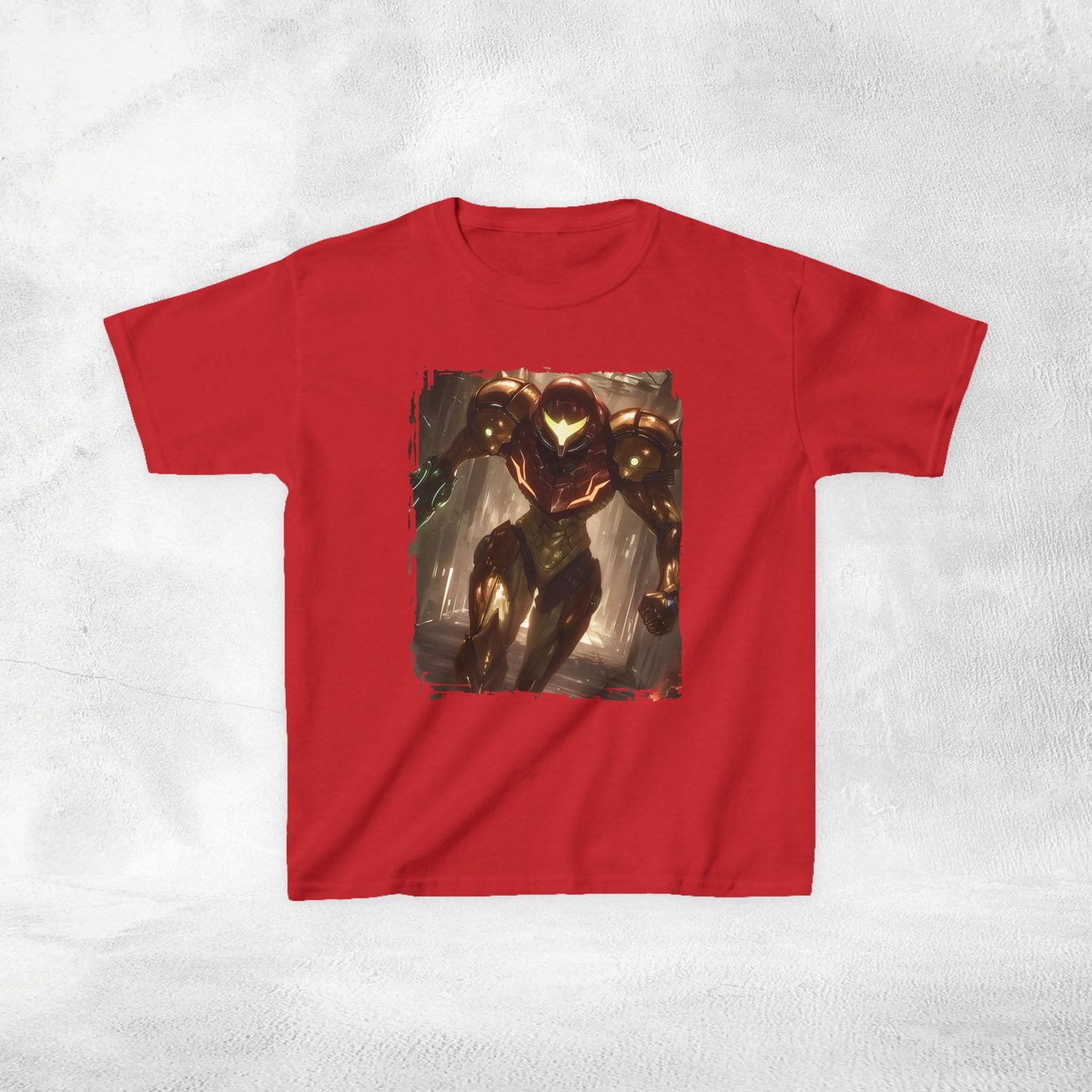 Kids  gaming shirt Samus Aran